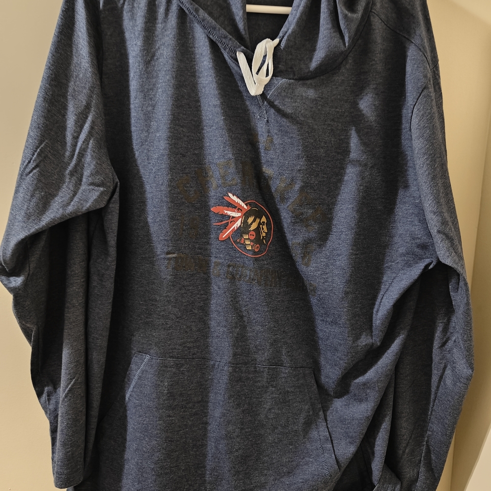 Men's Blue Graphic Hoodie